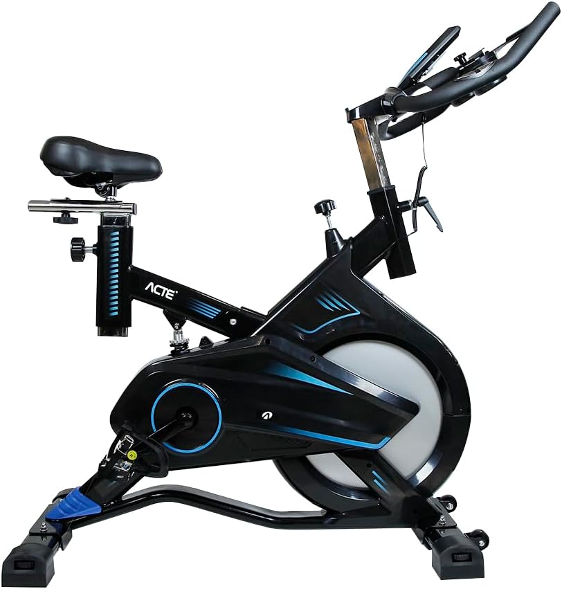 ACTE SPORTS Bicicleta Spinning Pro com Freio Mecânico Azul E17 Acte Sports ｜ E17