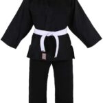 ATTACK Kimono Infantil Judô E Jiu Jitsu - Preto
