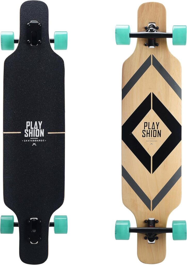 BrakeBoard - Longboard com freio! Skate de Longboard Drop-Through com frei