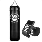 GORILLA Saco de Pancada 120 cm + 02 Pares de Luvas Bate-Saco Gorilla