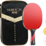 HUIESON Raquete de Tênis de Mesa Clássica com Carbono Huieson 6 Estrelas ｜
