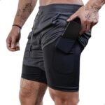 JOHNNY KEY EYEWEAR Short Bermuda Dry Fit para Treino 2 em 1