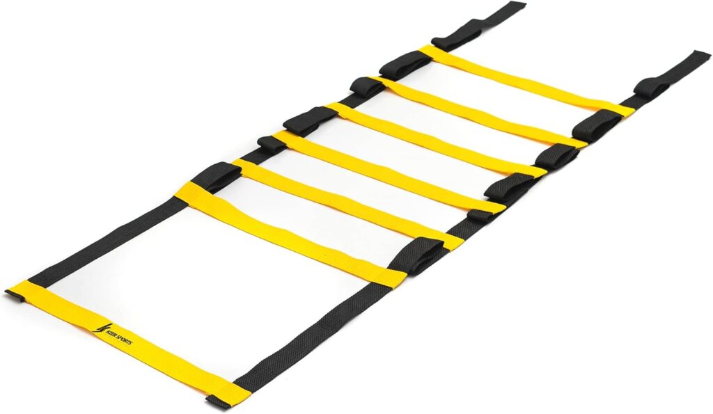 KEER SPORTS Escada de Agilidade para Treino Circuito Funcional Ajustável