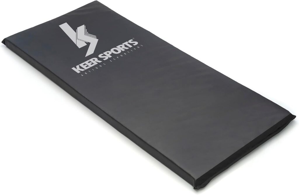 KEER SPORTS Tapete Colchonete Ginástica Yoga Pilates Preto Espuma D33