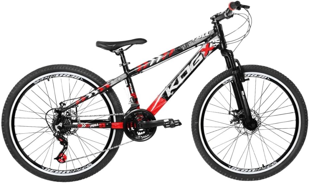KOG Bicicleta Aro 26 KOG Flay 18V Disco Freeride Full X25 Tipo Viking 