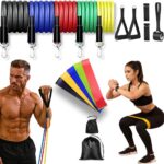 Kit 17 Peças Elástico Extensor + Miniband