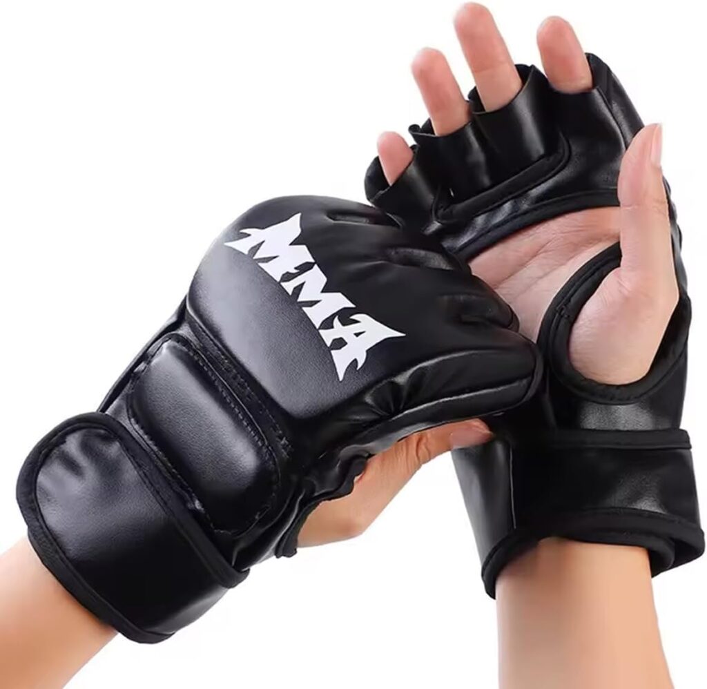 Luva De Treino Gold Sport Sparring Muay Thai MMA Boxe Bandagem Rápida