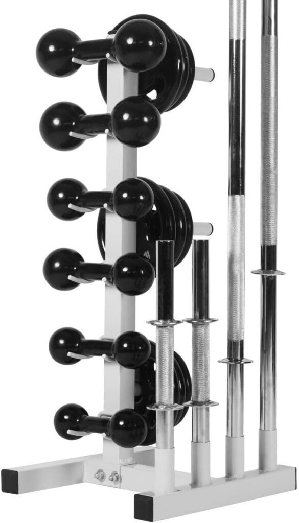 MEGAGYM Suporte Expositor de Anilhas Barras e Halteres 200 Kg
