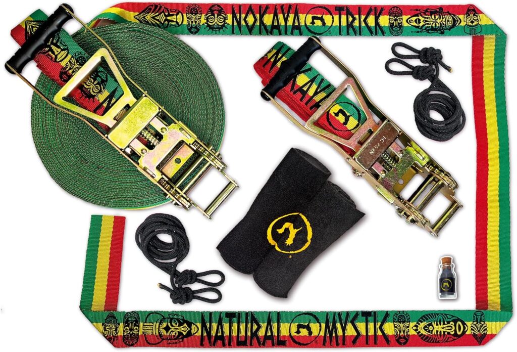 NOKAYA Slackline Trickline Kit Friitz 25 Metros