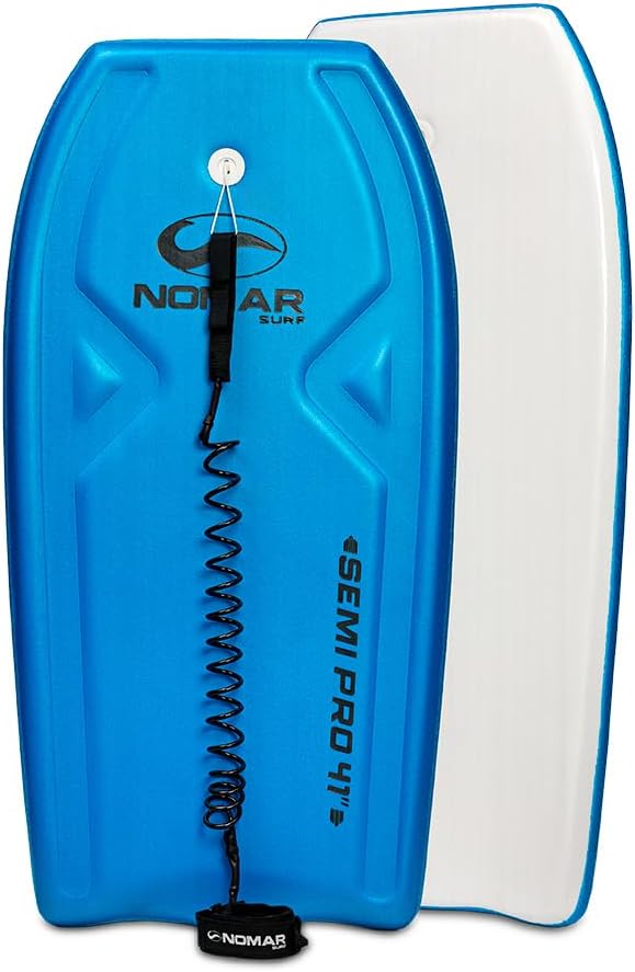 NOMAR SURF - Prancha Bodyboard Semi-Pro 41″ Nomar Surf com Leash