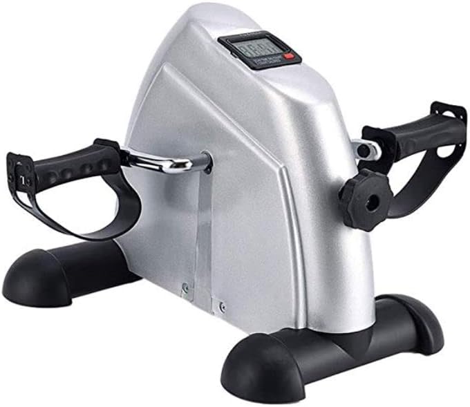 ODIN FIT Mini Bike Ergométrica com Monitor Prata ｜ MBIKE002