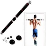 RUBBER FIT Barra Fixa de Porta para Exercício Malhar Treino Musculação ｜ BARPORPRVM