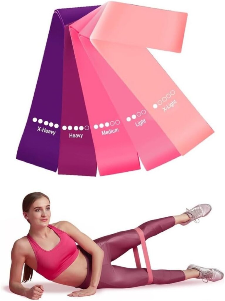 RUBBER FIT Kit de Elásticos Mini Band Rubber Fit ｜ Resistance Loop Bands