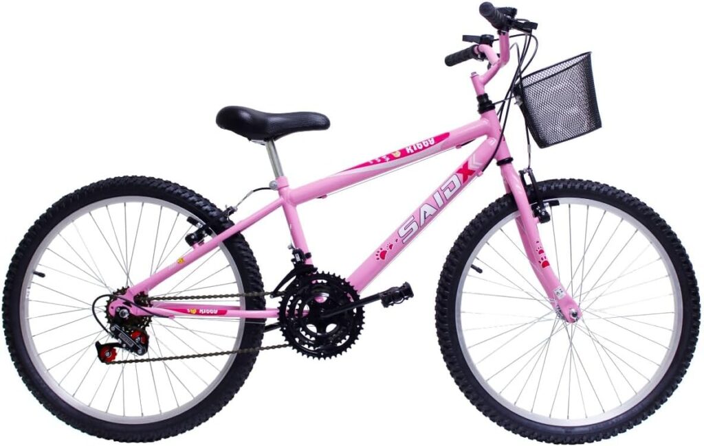 SAIDX Bicicleta de Passeio Saidx Bike Feminina - Aro 24 18 Marchas