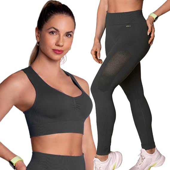 SELENE Conjunto Fitness Sem Costura