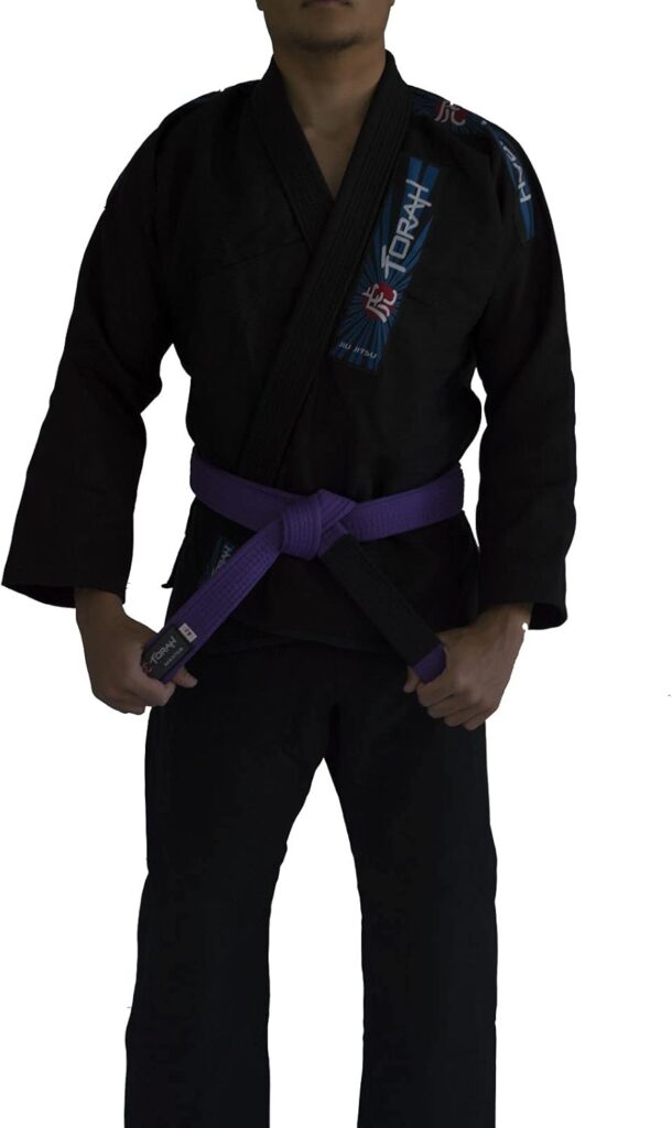 TORAH Kimono Jiu-Jitsu Trançado Advanced Preto Infantil ｜ KTI-Preto-Infantil