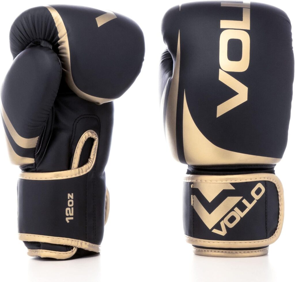 VOLLO Luva de Boxe Muay Thai Kickboxing Training Vollo