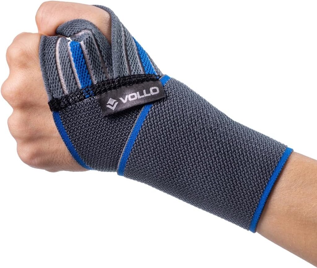 VOLLO Munhequeira Compressão Articulada Esportiva Relieve