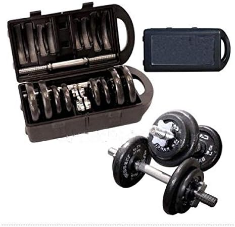 WCT FITNESS Kit de Halteres com 17 kg de Anilhas