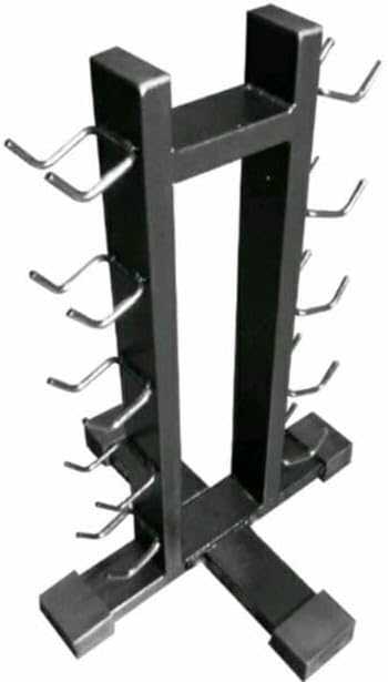 ZUÍ BRASIL Barra Suporte para 10 Halteres Expositor de Halteres Academia 